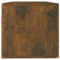 vidaXL Nástenná skrinka dymový dub 100x36,5x35 cm spracované drevo
