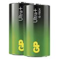 Alkalická batéria GP Ultra Plus LR14 (C), 2 ks