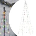 vidaXL LED vianočný stromček 200 LED farebné 180 cm