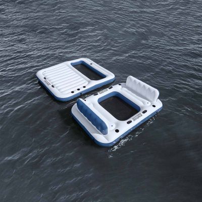 Bestway Hydro-Force plávajúci ostrov 2 ks PVC Biela a modrá