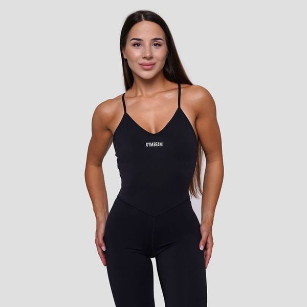 Dámsky overal FIT Black - GymBeam, veľkosť S, veľkosť oblečenia S