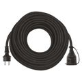 Prodlužovací kabel EMOS P01730 guma-neopren PROFI spojka 30 m / 3x 1,5 mm / IP44 / černý