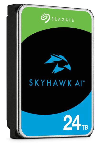 Seagate SkyHawk AI 24TB HDD / ST24000VE002 / Interný 3,5" / SATA 6Gb/s / 512MB Pevný disk, interný, 24TB, SATA III, 3,5", 7200 rpm, 512MB
