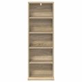 vidaXL CD Skrinka Dub sonoma 33 x 23,5 x 97,5 cm Kompozitné drevo