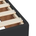 vidaXL Boxspring posteľ s matracom čierna 160x200 cm umelá koža