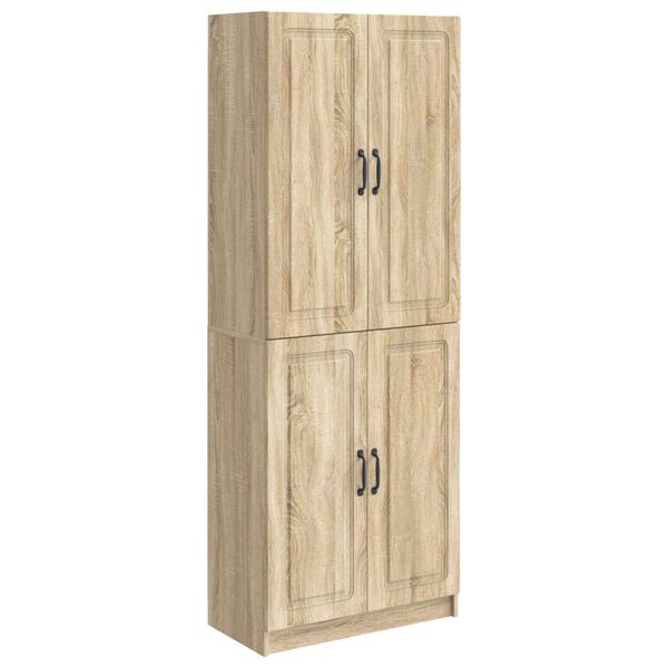 vidaXL Sada skríň 2 pcs Dub sonoma Kompozitné drevo