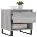 vidaXL Konferenčné stolíky 2 ks sivé sonoma 50x46x50 cm kompoz. drevo
