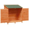 vidaXL Záhradný prístrešok so strechou Hnedá 106 x 56 x 113,5 cm