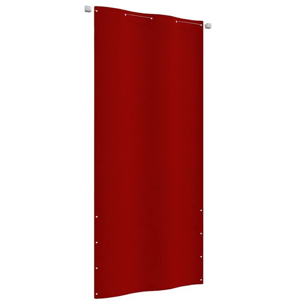 vidaXL Balkónová markíza červená 100x240 cm oxfordská látka