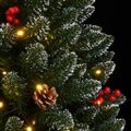 vidaXL Umelý vianočný stromček s 300 LED 240 cm
