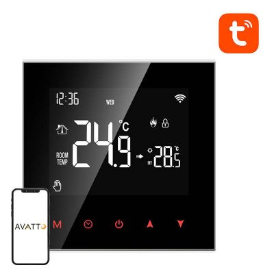 Inteligentný termostat na ohrev vody Avatto WT100 3A WiFi Tuya