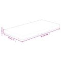 vidaXL Polica 60x20x2,5 cm neošetrený dubový masív