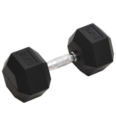 vidaXL Jednoručná činka 25 kg liatina