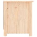 vidaXL Skrinka na topánky 110x38x45,5 cm masívna borovica