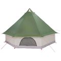 vidaXL Tipi stan 8-miestny Zelená taft