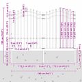 vidaXL Záhradný plot WOERDEN 240 x 190 cm Povrchovo upravená oceľ