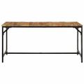 vidaXL Jedálenský stôl 160x80x75 cm masívne surové mangovníkové drevo
