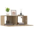 vidaXL TV skrinky 2 ks dub sonoma 80x30x30cm kompozitné drevo