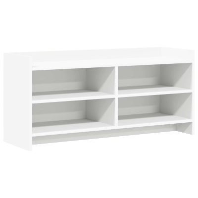 vidaXL TV skrinka 100 x 33 x 47 cm Biela Kompozitné drevo