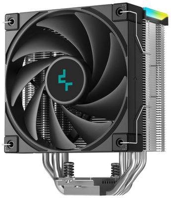 DEEPCOOL chladič AK400 Digital SE / 120mm fan / 4x heatpipes / PWM ARGB / pre Intel i AMD / digitálny display / čierny Procesorový chladič, 4× heatpipe, 120mm FDB ventilátor, digitálny displej, ARGB LED, Intel LGA1851/1700/1200, AMD AM5/AM4