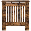 vidaXL Kryt radiátora Dymový dub 78 x 19 x 81,5 cm Kompozitné drevo