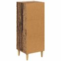 vidaXL Servírovacia skriňa Staré drevo 34,5 x 32,5 x 90 cm