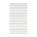 vidaXL plisovaná roleta biela 70x150 cm šírka látky 69,4 cm