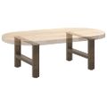 vidaXL Nohy konferenčného stolíka, prírodná oceľ, 2 ks, 50 x (30-31) cm, oceľ