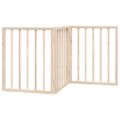 vidaXL Skladacia brána pre psa, 3 panely, 150 cm, topoľové drevo