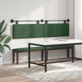 vidaXL Závesné čelo postele Jungle Green Kordúrová tkanina