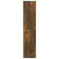 vidaXL Knižnica/deliaca stena údený dub 100x30x135 cm