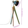 vidaXL Podlahová lampa 25 W viacfarebná 45x45x120 cm E27