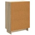 vidaXL Servírovacia skriňa Dub sonoma 66 x 34,5 x 90 cm