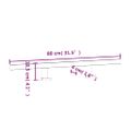 vidaXL LED zrkadlová lampa 13 W studené biele svetlo 80 cm 6000 K