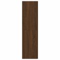 vidaXL Nástenné TV skrinky 2 ks hnedý dub 30,5x30x110 cm