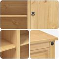 vidaXL Kuchynský ostrovný set 2 ks Medový vosk 112 x 70 x 91,5 cm