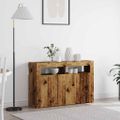 vidaXL Servírovacia skriňa Staré drevo 116 x 30 x 75 cm