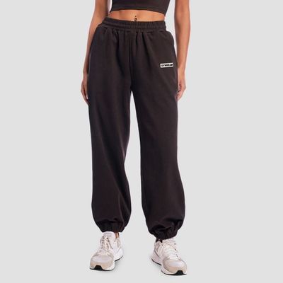 Dámske tepláky Aura Tee Brown - GymBeam, veľkosť S