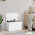 vidaXL Úložný box biely 60x35x35 cm kompozitné drevo