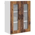 vidaXL Dvierka na umývačku Kalmar Staré drevo 60 x 31 x 80 cm