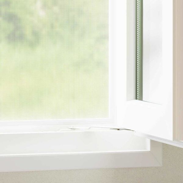 vidaXL Sieťka proti hmyzu Biela 60 x 1000 cm Sklolaminát