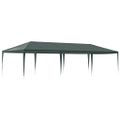 vidaXL Profesionálny párty stan 4x9 m, zelený 90 g/m²