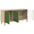 vidaXL TV skrinka GELEEN 102 x 33 x 50 cm Sonoma Kompozitné drevo