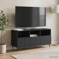 vidaXL TV skrinka Čierna 102 x 34,5 x 50 cm Kompozitné drevo