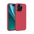 Silikónové puzdro Etteri pre iPhone 15 Pro 6,1" malinová