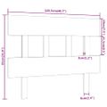 vidaXL Čelo postele 103,5x3x100 cm masívna borovica