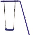 vidaXL Šmykľavka a hojdačky pre hrací domček modrá polypropylén