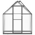 vidaXL Skleník s základovým rámom antracitový 169x58x195 cm hliník