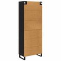 vidaXL Highboard 2 ks Čierny dub 69,5 x 34 x 180 cm Kompozitné drevo