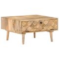 vidaXL Konferenčný stolík 68x68x38 cm masívne mangovníkové drevo